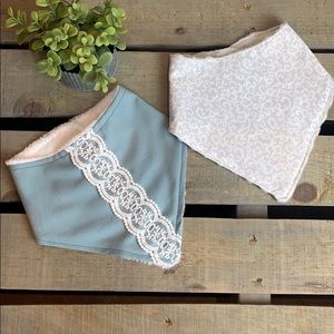 Handkerchief Baby Bib Gift Set